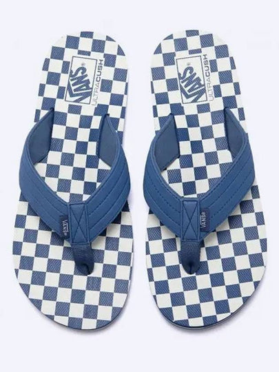 T Street Print Flip Flop Blue - VANS - BALAAN 2