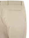 Lace Sure Fit Cotton Straight Pants Light Beige - BRUNELLO CUCINELLI - BALAAN 5