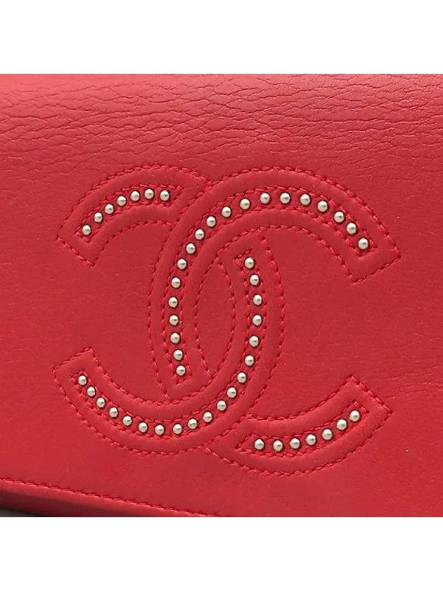 red long wallet - CHANEL - BALAAN 4