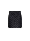 Padded Mini A-Line Skirt Black - MONCLER - BALAAN 2