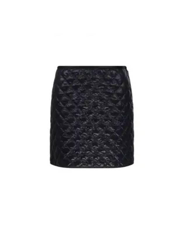 Padded Mini A-Line Skirt Black - MONCLER - BALAAN 2