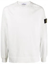 Waffen Patch Crewneck Sweatshirt White - STONE ISLAND - BALAAN 3