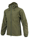 Women's High Coast Wind Jacket Green - FJALL RAVEN - BALAAN 2