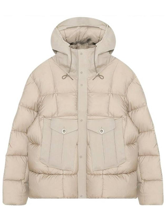 Tempest Combo Down Parka Beige - TEN C - BALAAN.