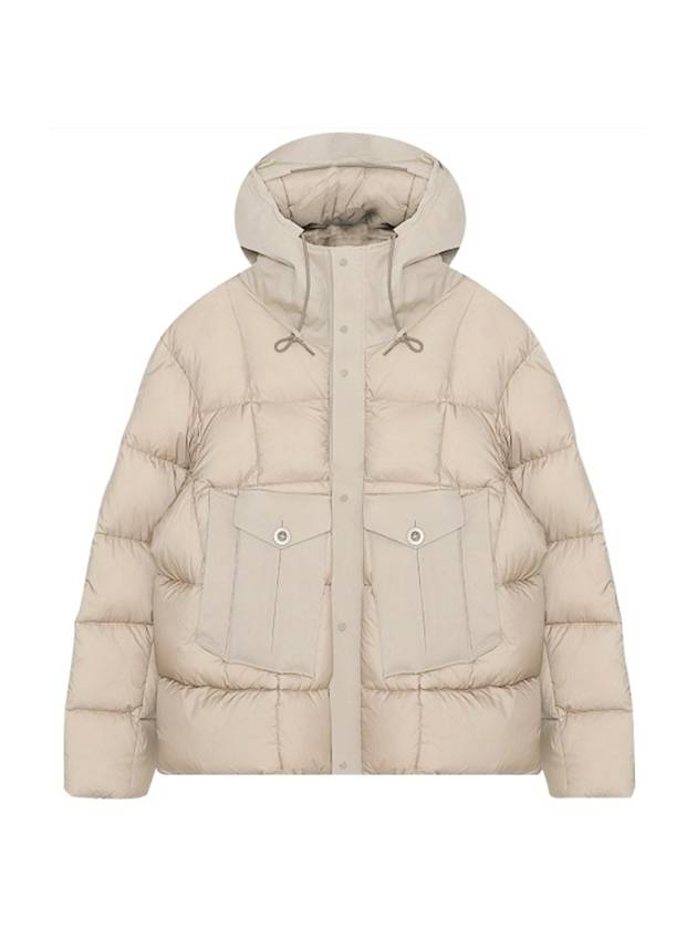 Tempest Combo Down Parka Beige - TEN C - BALAAN 1