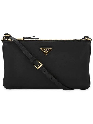 Women s Soft Leather Black Shoulder Bag 1BC238 2CYS F0002 - PRADA - BALAAN 1