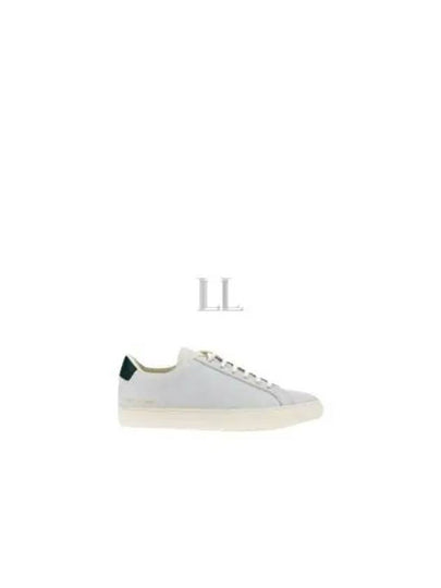 Retro Leather Nubuck Low Top Sneakers Green White - COMMON PROJECTS - BALAAN 2