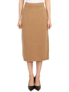 Nola H-Line Skirt Brown - MAX MARA - BALAAN 2