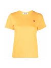 22SS Women's Mini Logo Orange TShirt P1T313 - COMME DES GARCONS - BALAAN 1