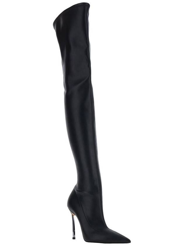 'Superblade' Black Over-The-Knee Boots With Stiletto Heels In Leather Woman - CASADEI - BALAAN 2