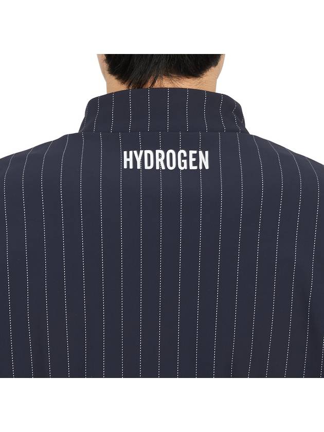 men's brushed zip-up jacket navy - HYDROGEN - BALAAN 10