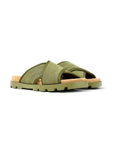 Brutus Cross Strap Sandals Green - CAMPER - BALAAN 2