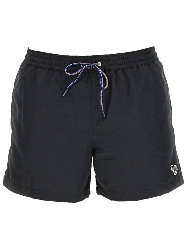 Men's Zebra Logo Swim Shorts Black - PAUL SMITH - BALAAN 3