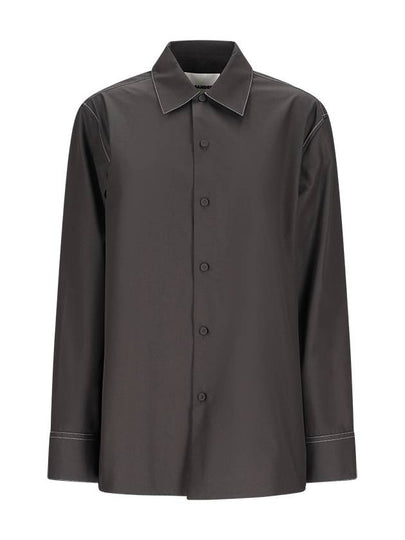 Long sleeve contrast stitch shirt J61DL0020J46192 - JIL SANDER - BALAAN 2