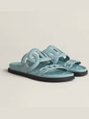 Extra Leather Sandals Blue - HERMES - BALAAN 2