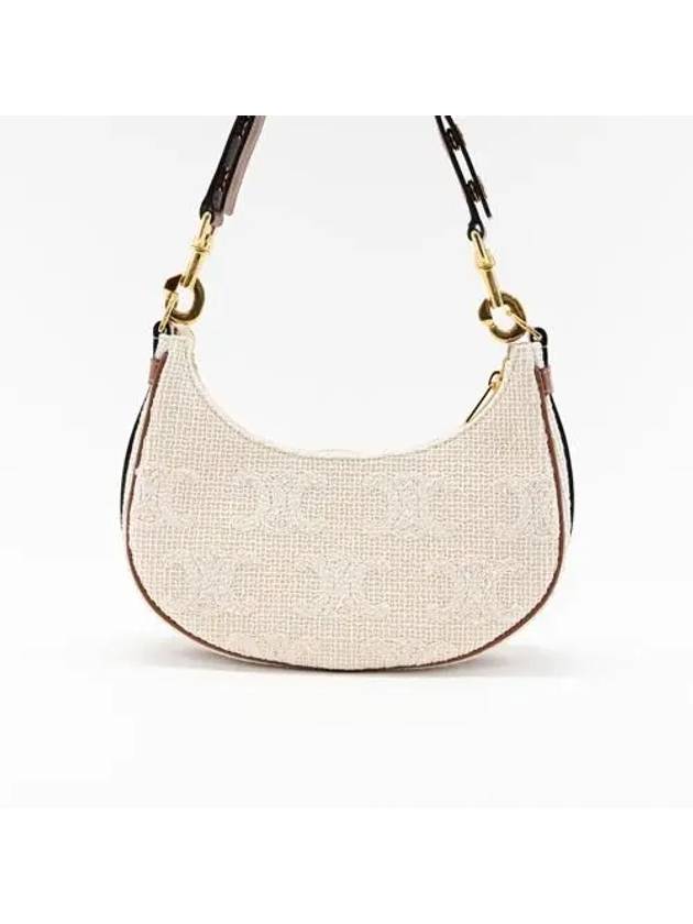 Triomphe Crochet Medium Ava Shoulder Bag Natural Tan - CELINE - BALAAN 5