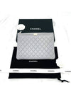 Boy Clutch Caviar Gray Medium Gold A84406 - CHANEL - BALAAN 1