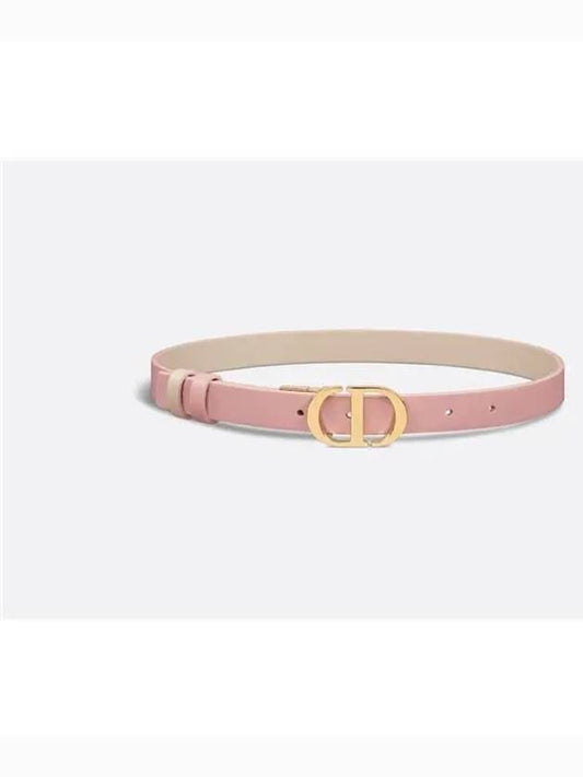 30 Montaigne Reversible Leather Belt Antique Pink - DIOR - BALAAN 2