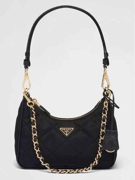 Re-Nylon Mini Bag Black - PRADA - BALAAN 2