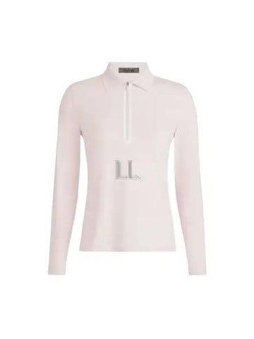 Silky Tech Nylon Quarter Zip Polo GLP000001 Blush Women - G/FORE - BALAAN 1