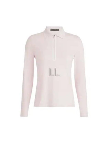 Silky Tech Nylon Quarter Zip Polo GLP000001 Blush Women - G/FORE - BALAAN 1