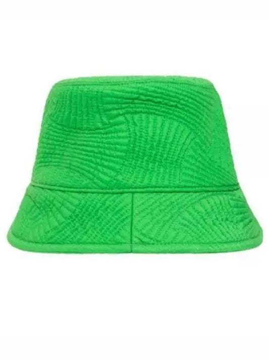 Intrecciato Pattern Quilted Bucket Hat Parakeet - BOTTEGA VENETA - BALAAN 2