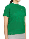 Golf Wear Women s Short Sleeve Knit MLW 3A AB04 GREEN - MARK & LONA - BALAAN 4