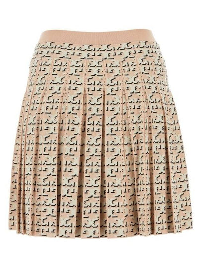 tee monogram pleated skirt - TORY BURCH - BALAAN 2