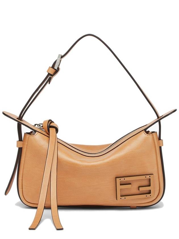 Simply Mini Leather Shoulder Bag Beige - FENDI - BALAAN 2