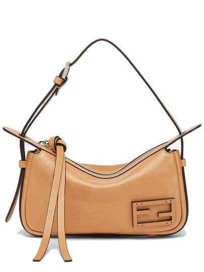 Simply Mini Leather Shoulder Bag Beige - FENDI - BALAAN 2