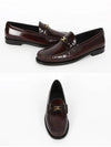 Luco Triomphe Polished Bull Loafers Burgundy - CELINE - BALAAN 3