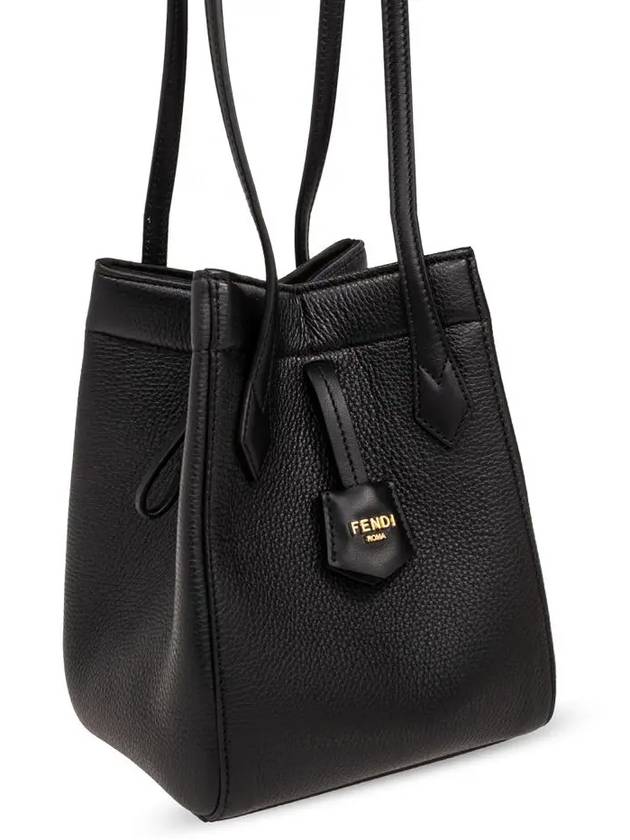 Origami Small Shoulder Bag Black - FENDI - BALAAN 5