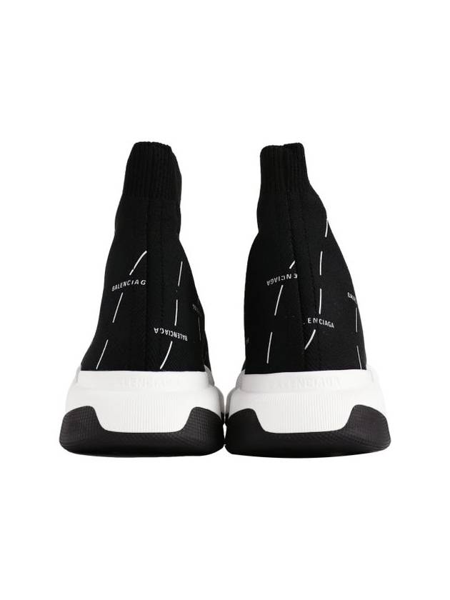 Speed ​​2.0 Logo High Top Sneakers Black - BALENCIAGA - BALAAN 5