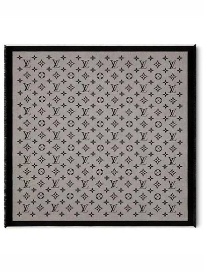 Neo Natte Monogram Scarf Black - LOUIS VUITTON - BALAAN 2