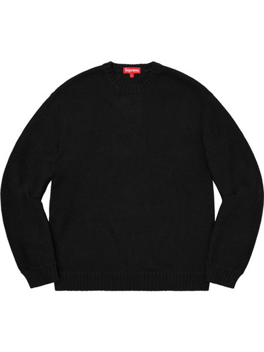 Back Logo Sweater Black - SUPREME - BALAAN 2