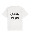 Short Sleeve T Shirt 2X84N671Q01OB WHITE - CELINE - BALAAN 2