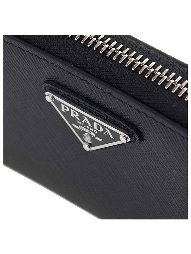 Saffiano Coin Perth Card Wallet Black 2MM003 - PRADA - BALAAN 6