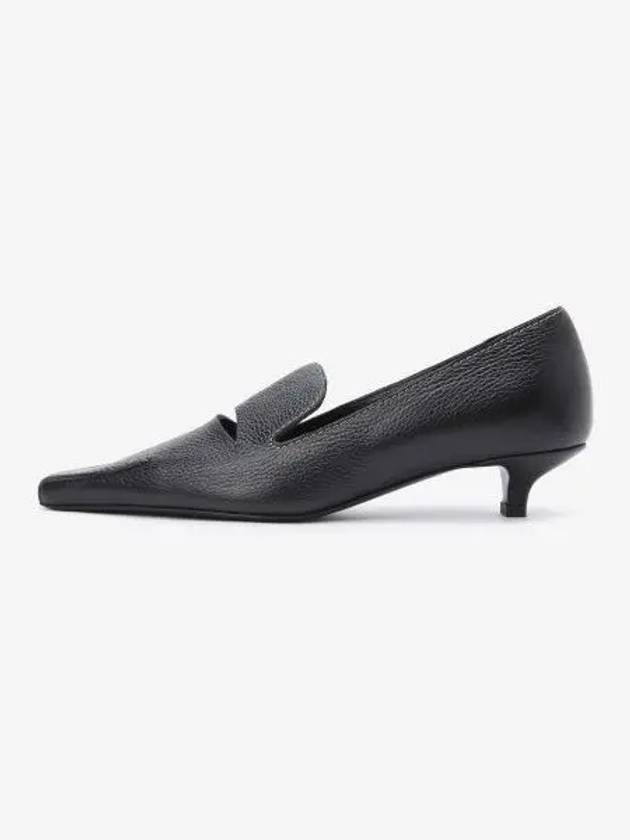 The Cutout Kitten Loafer Black 2328016853200 - TOTEME - BALAAN 1