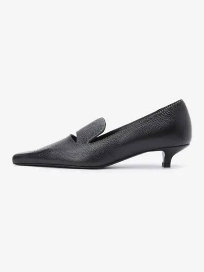 The Cut-Out Kitten Loafers Black - TOTEME - BALAAN 2