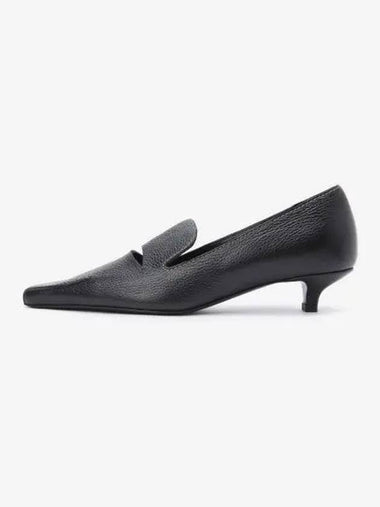 The Cut-Out Kitten Loafers Black - TOTEME - BALAAN 1