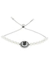 Swan Crystal Pearl Rhodium Plated Bracelet Grey - SWAROVSKI - BALAAN 2