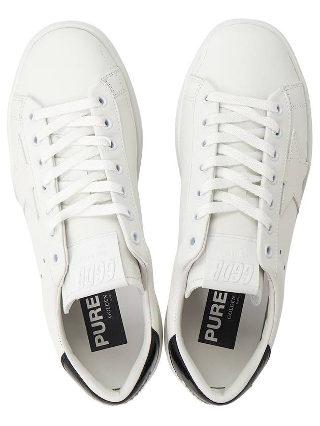 Purestar Low Top Sneakers White Black - GOLDEN GOOSE - BALAAN 3