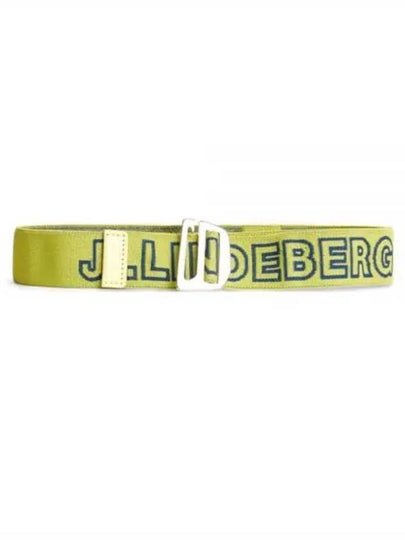 Lennon Webbing Logo Belt Wax Yellow - J.LINDEBERG - BALAAN 2