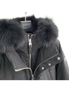 Edward Silver Fox Fur Hoodie Down Parka Black - MACKAGE - BALAAN 3