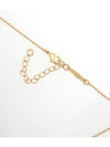 Gancini Crystal Necklace Gold - SALVATORE FERRAGAMO - BALAAN 4