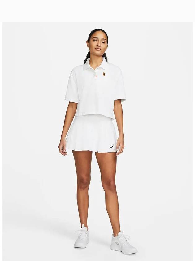 Women's Court Dry Fit Victory Tennis Pleats Skirt White - NIKE - BALAAN 3