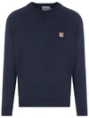 Fox Head Patch Classic Sweatshirt Navy - MAISON KITSUNE - BALAAN 2