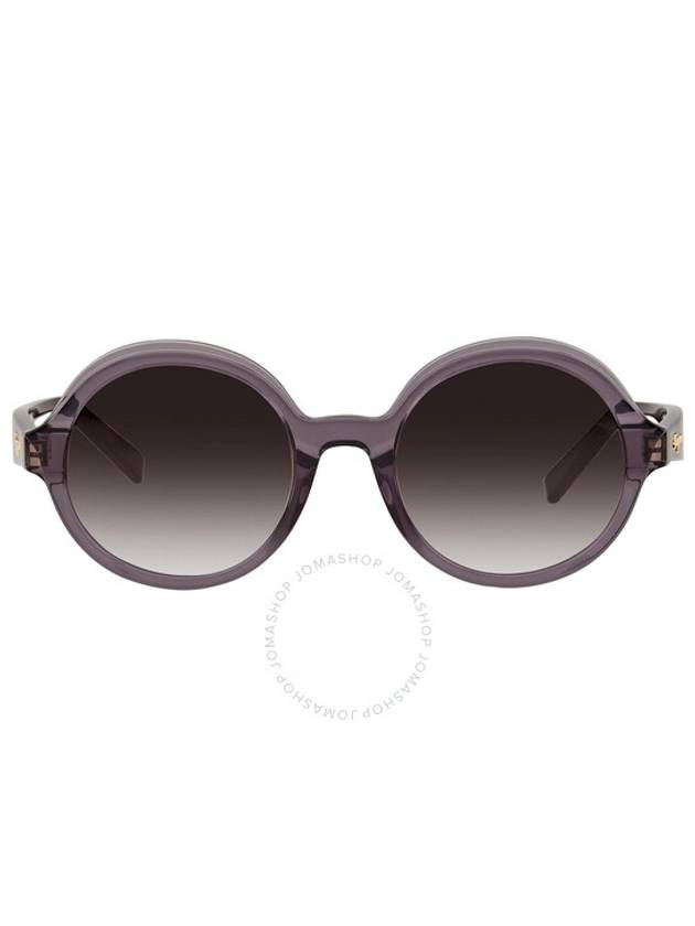 Eyewear Round Sunglasses Grey - SALVATORE FERRAGAMO - BALAAN 1