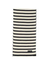 1409 MARINE ECRU Ray Stripe Muffler - SAINT JAMES - BALAAN 3