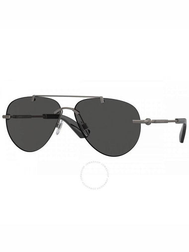 Burberry Dark Grey Pilot Ladies Sunglasses BE3151 131687 60 - BURBERRY - BALAAN 1